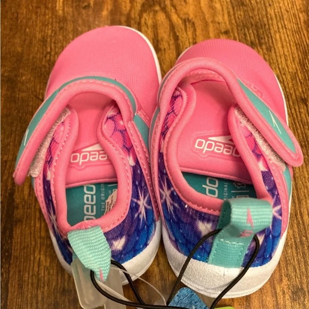 Speedo Toddler Kids' Printed Shore Explorer Water Shoes - Pink Size S (5/6) new